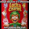 Is Lucky Charms Leprechaun offensive? No lol