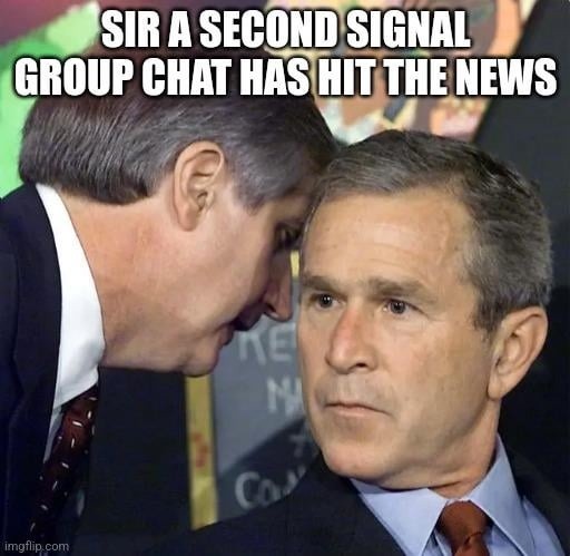 SIR! Another group chat has made the news - meme