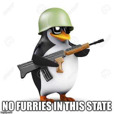 No furries allowed - meme