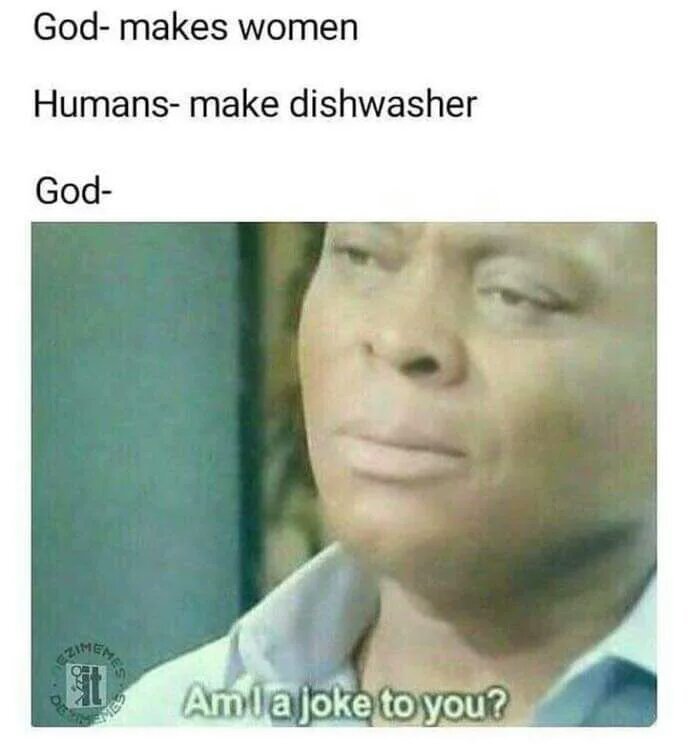 Lava louças - meme
