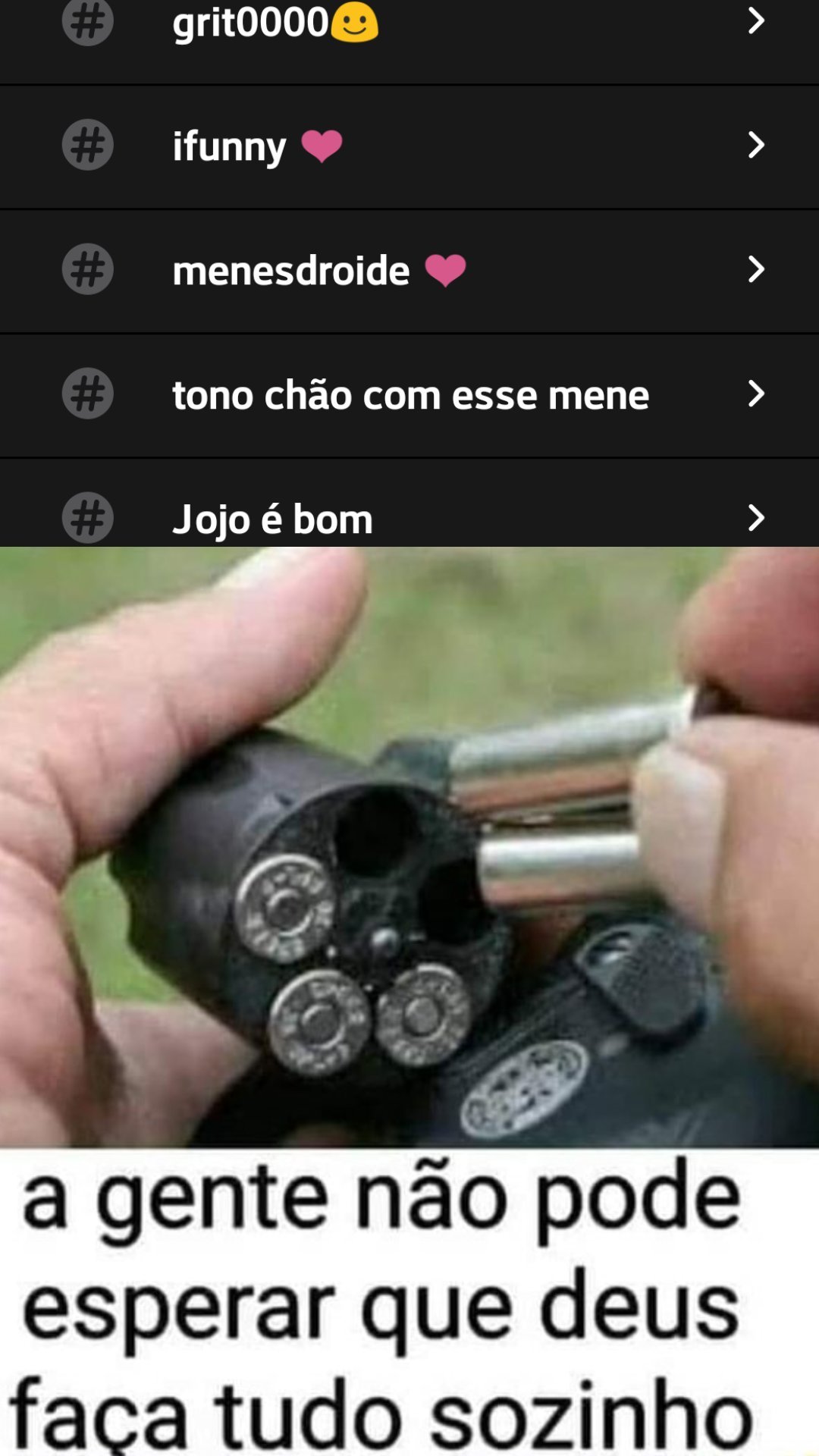 quem usar essas tags é guei - meme