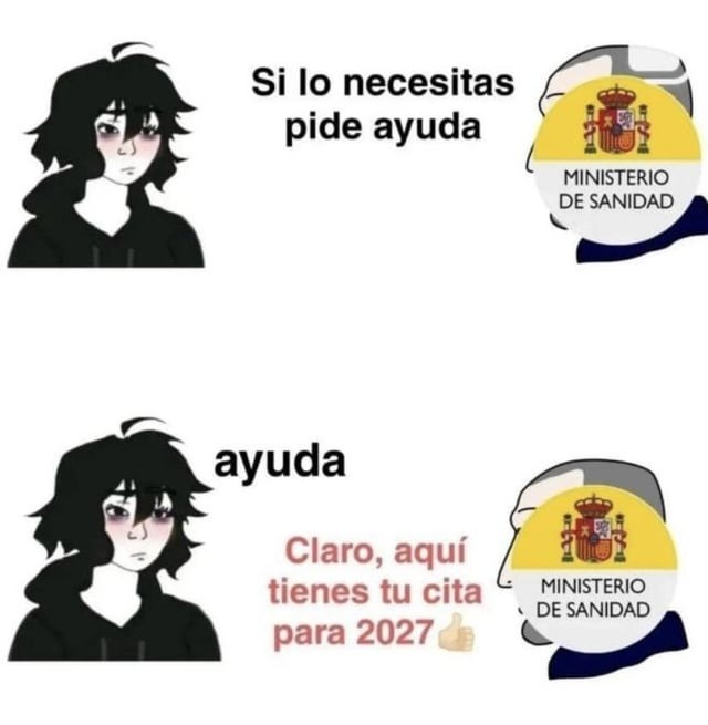 Ministerio de sanidad española - meme
