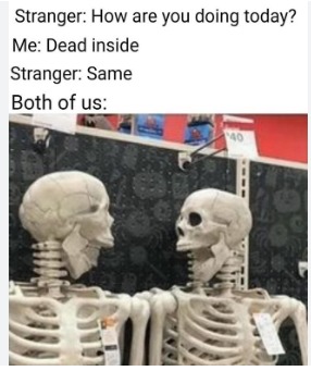 Skeletons - meme