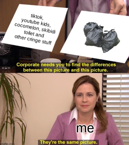 Garbage is garbage - meme
