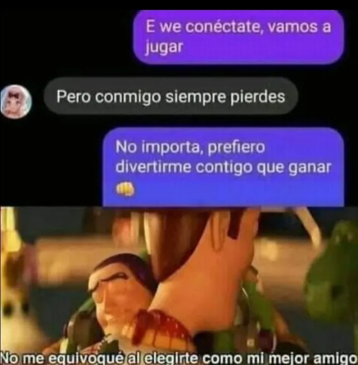 Eso sí es un amigo - meme