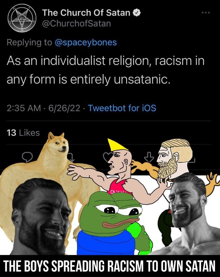 dongs in a satan - meme