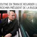 Poutine dans un train entrain qui va bientôt avoir sa DOUBLE RATION DE POUTINE
