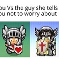 You Vs The Guy she tells you not to worry about