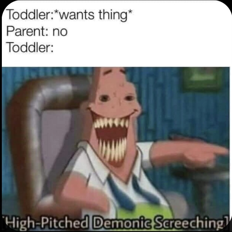 demonic child - meme
