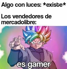 Luces= gamer - meme