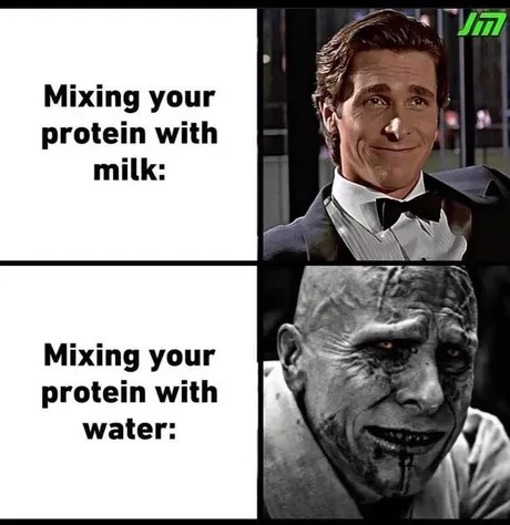 Protein shake meme