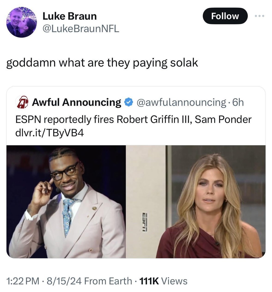San Ponder fired meme