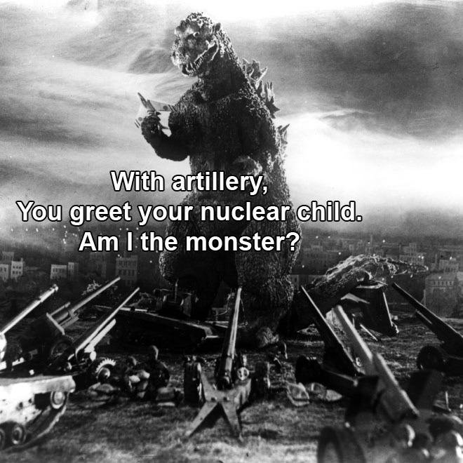 Old Godzilla is awesome - meme