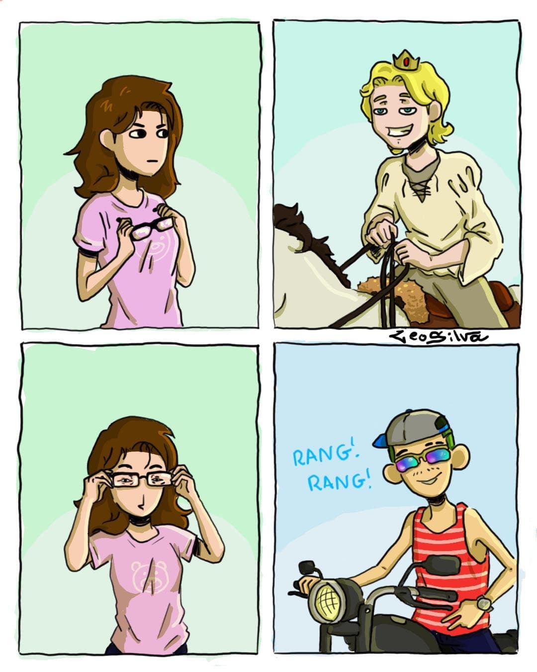 Tirinhas antigas - meme