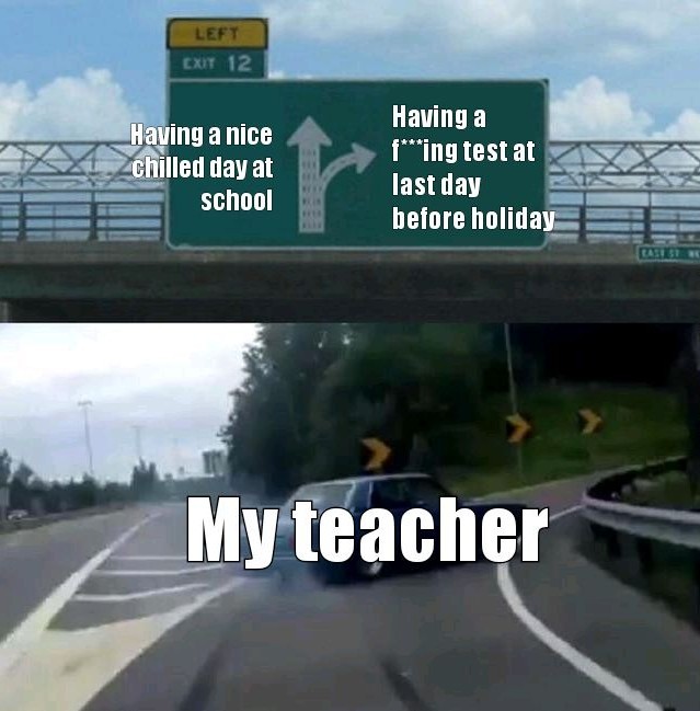 School struggle - meme