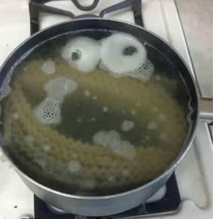 you’ve seen Cookie Monster but here is pasta monster - meme