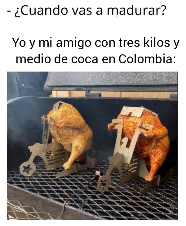 Colombianos cada 2 años - meme