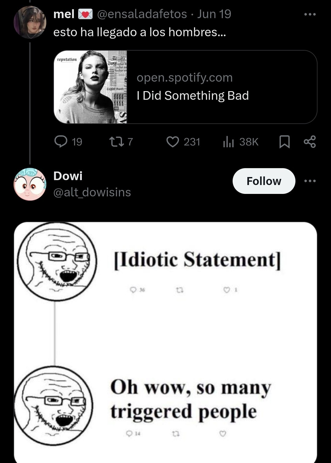Continuación del anterior "meme"