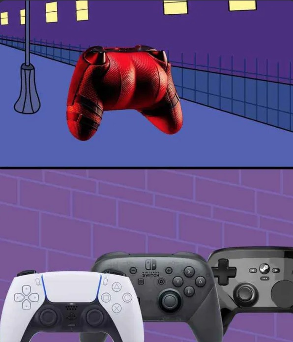 el control deadpool - meme