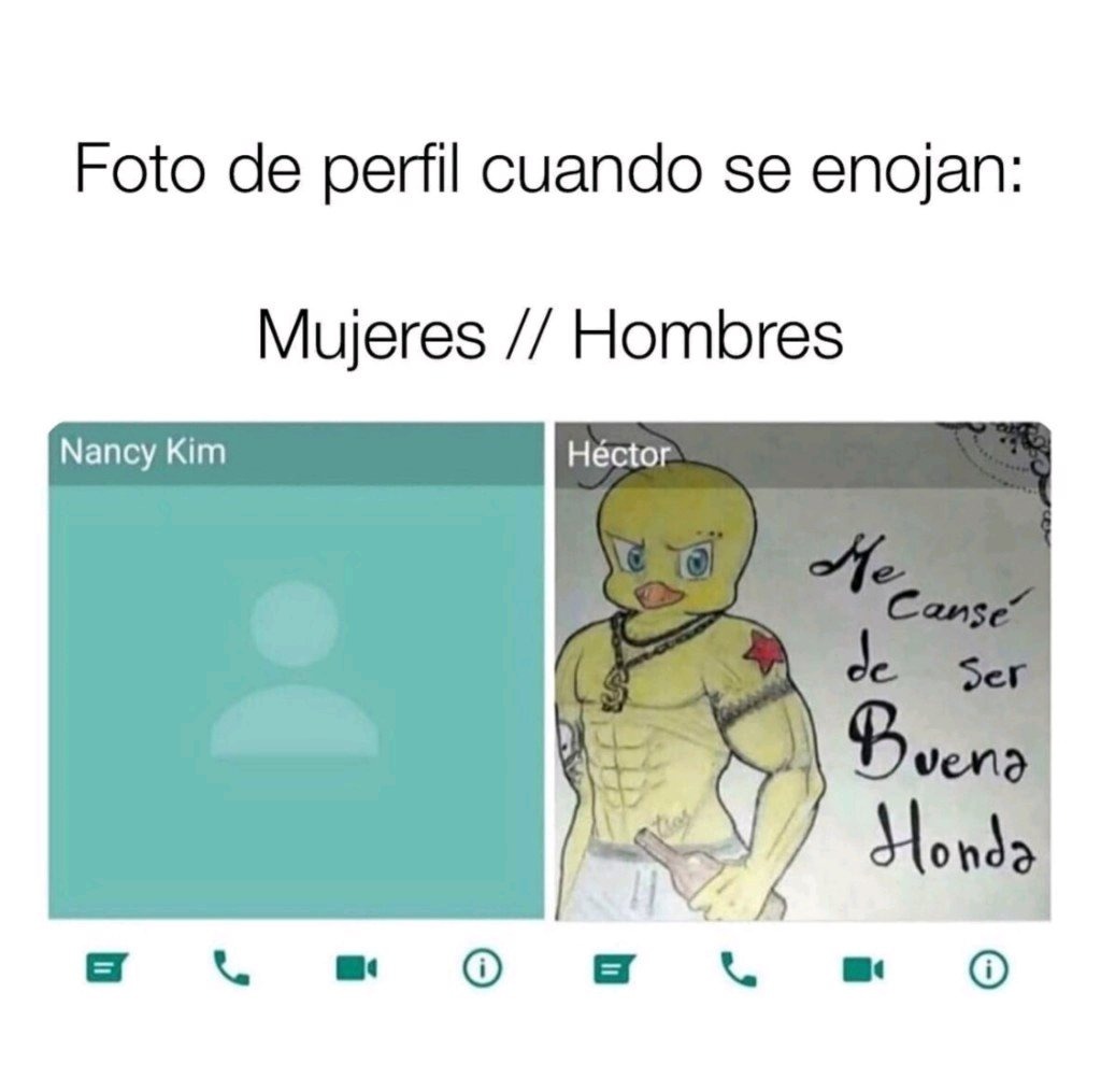 Porqué hay gente que se quitará la foto de perfil? - meme