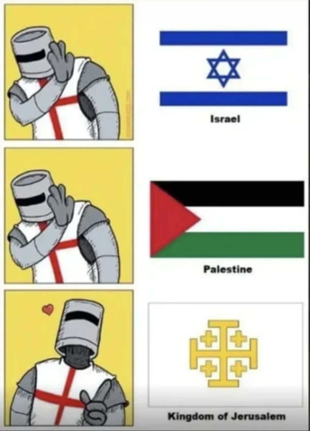 vu que les meme sur halo ne marchaient pas je fais un nouveau concept sur les croisades