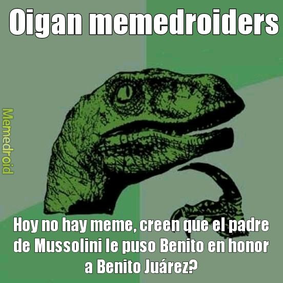 No hay meme solo una pregunta historia