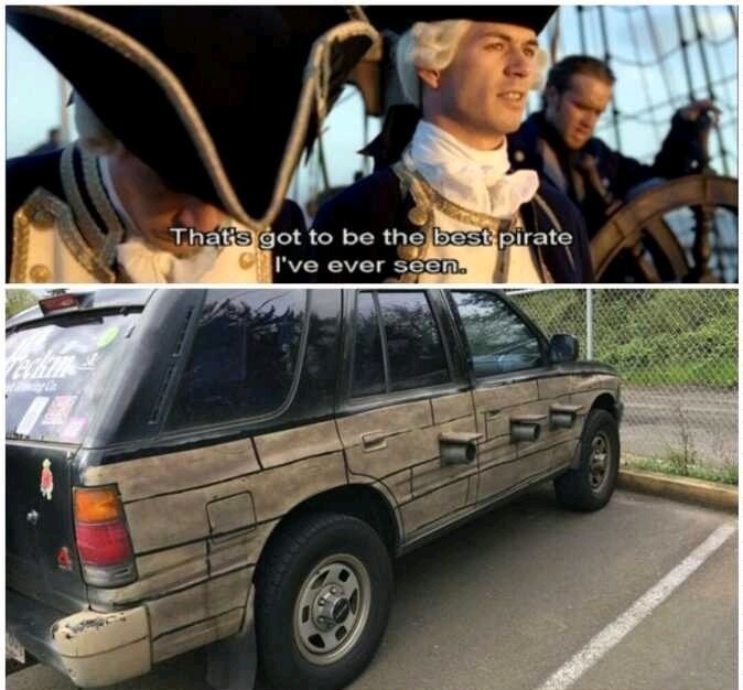 Road pirate - meme
