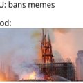Notre Dame fire is God's answer to EU's meme policy