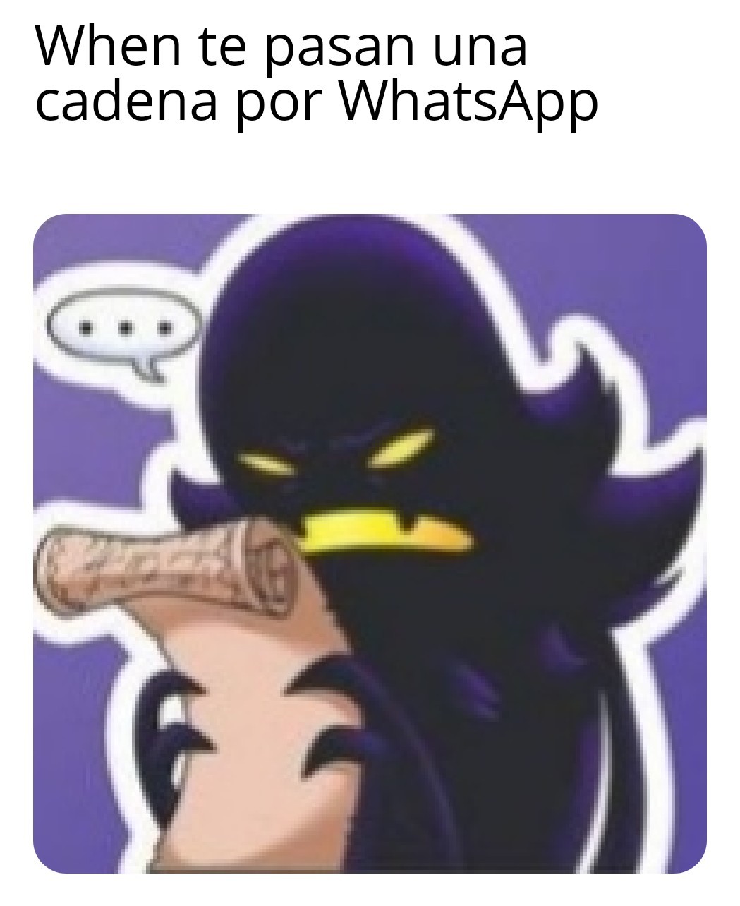 Cadena - meme
