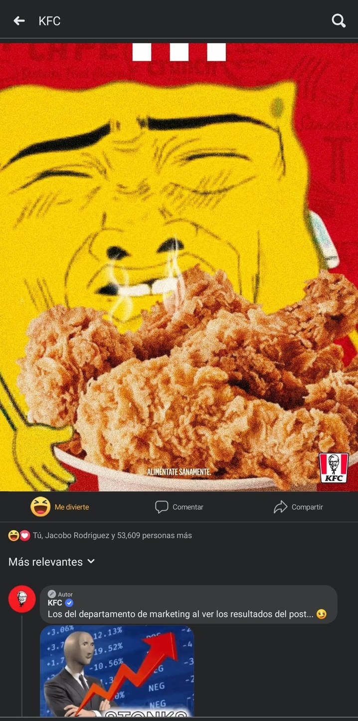 KFC si le sabe al chipotle - meme