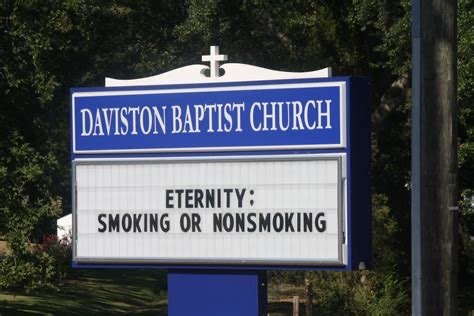 Church Signs - I prefer non-smoking please… - meme