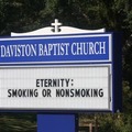 Church Signs - I prefer non-smoking please…