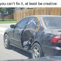 If you can't fix it, at least be creative