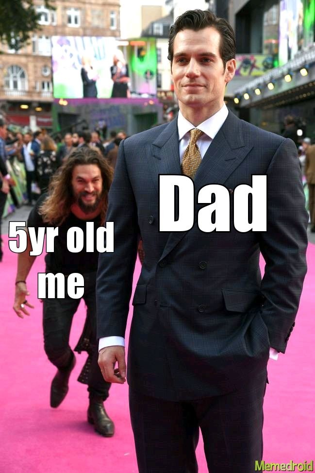 When u suprise ur dad - meme