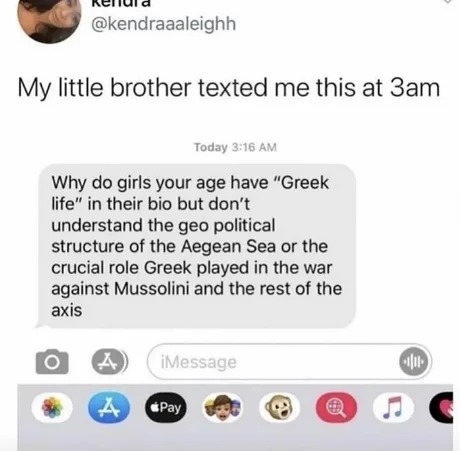 Greek life - meme
