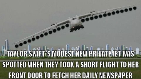 Taylor ‘Private Jet’ Swift - meme