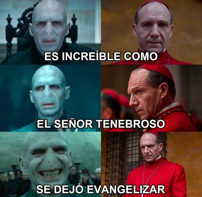 Voldemort evangelizado - meme