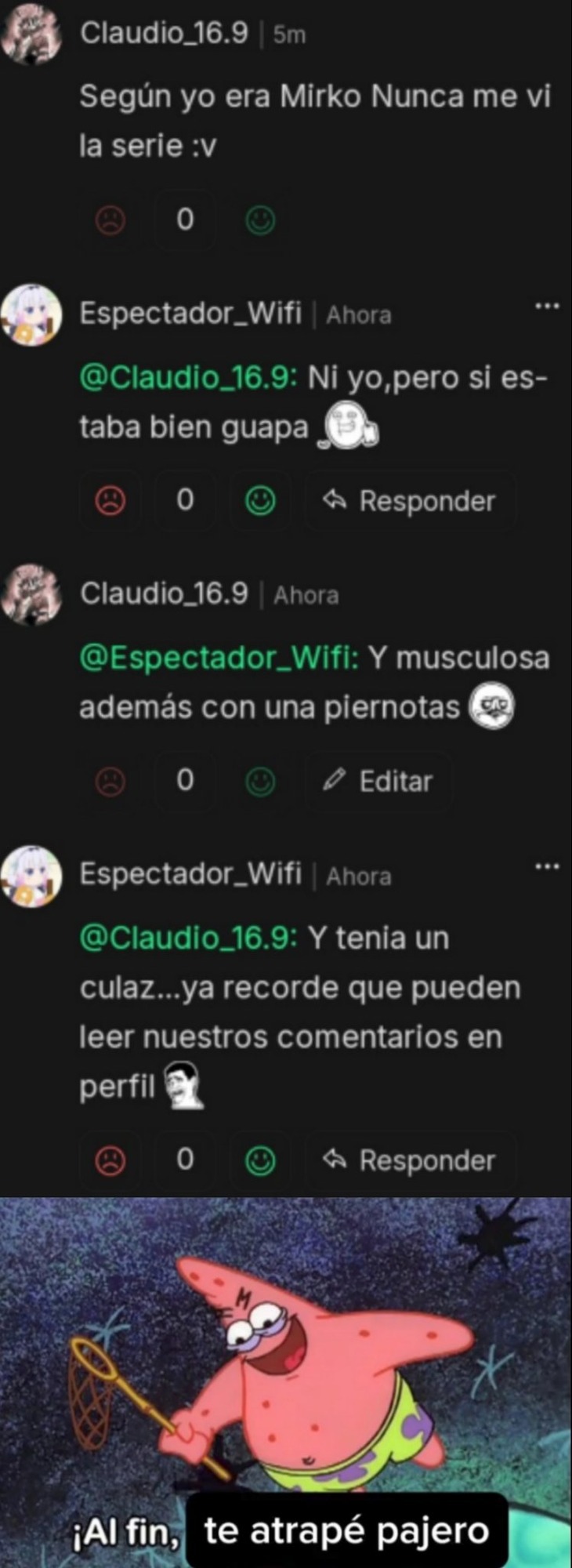 Una captura que tenía del año pasado XD - meme