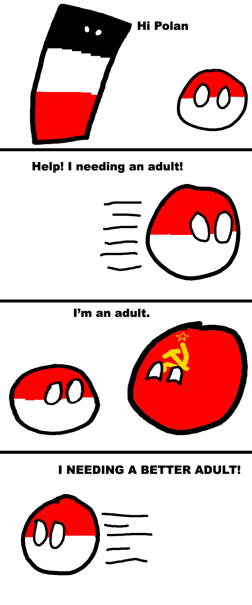 Polen can into adults - meme