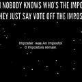 impostor was an imposter meme