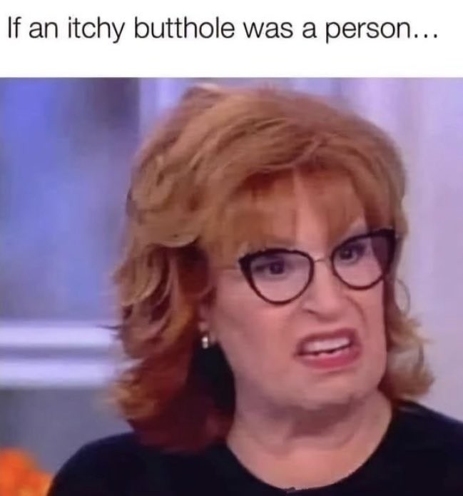 Itchy butthole - meme
