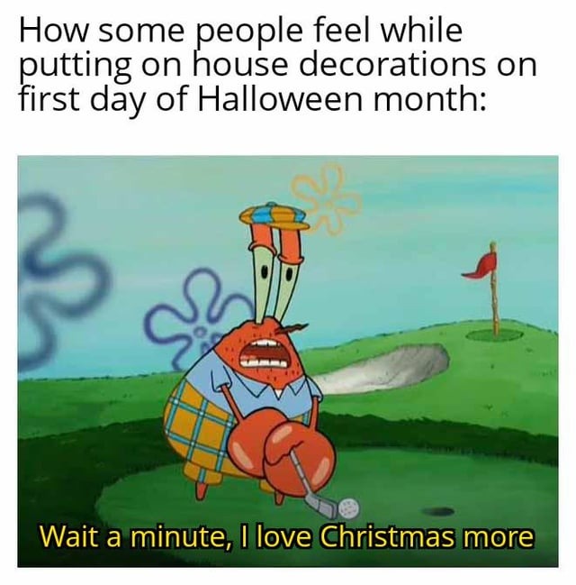 Halloween vs Christmas meme