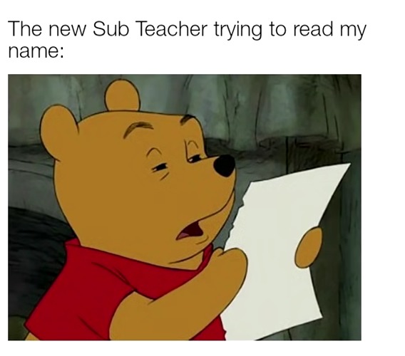 Sub teachers be like; - meme