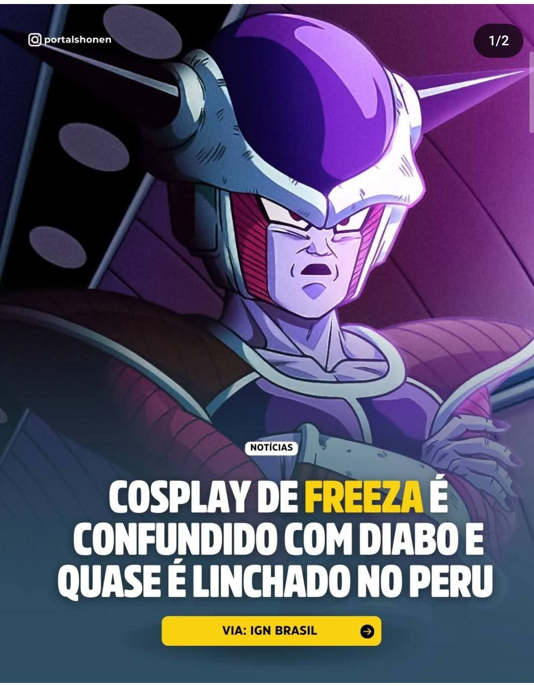 Peruanos vs "Imperador" Freeza - meme