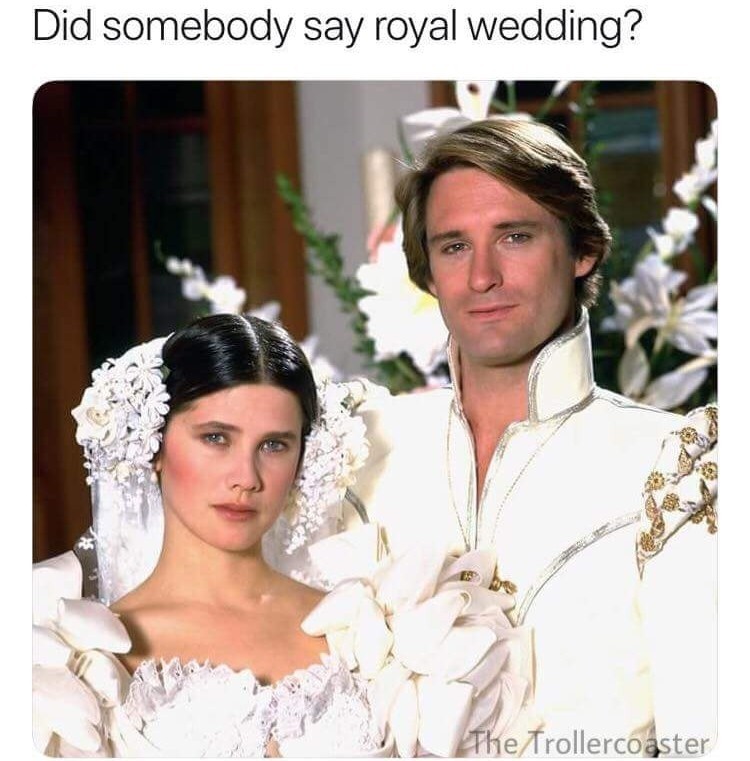The only royal wedding that matters - meme