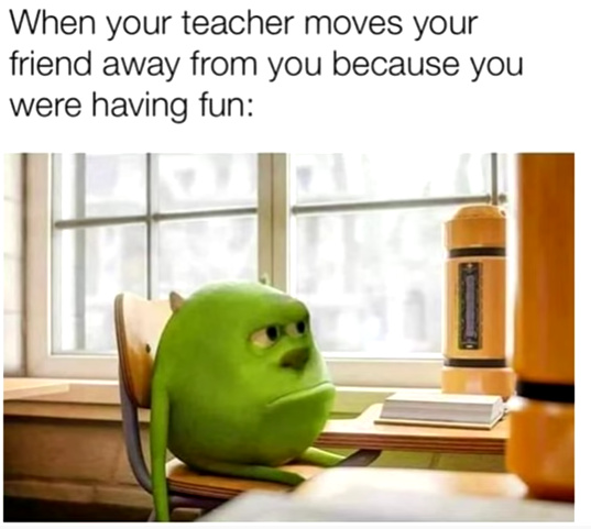 Teachers be like - meme