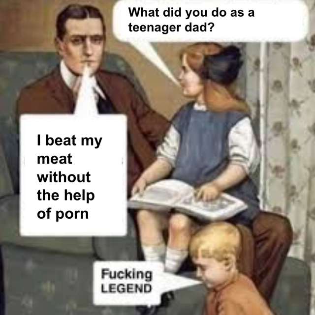 What did you do as a teenager dad? - meme