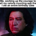 I ate an entire birthday cake