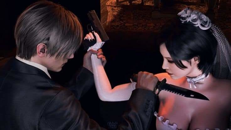 A very sensational photo that shows two characters - meme