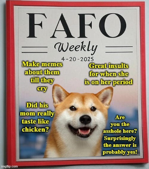 FAFO weekly - meme